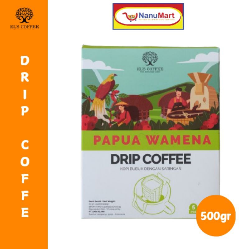 

EL'S COFFE PAPUA WAWENA DRIP ROBUSTA COFFE 5PCS