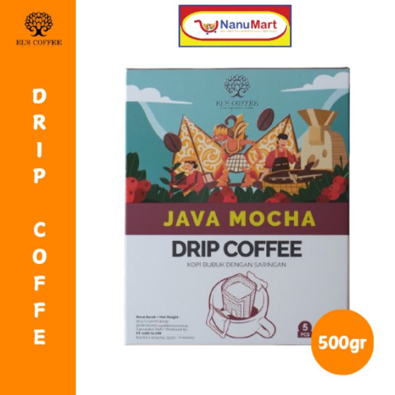 

EL'S COFFE JAVA MOCCA ROBUSTA COFFE 5PCS