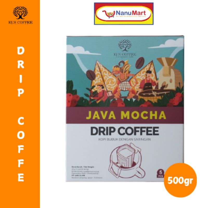 

EL'S COFFE JAVA MOCCA ROBUSTA COFFE 5PCS