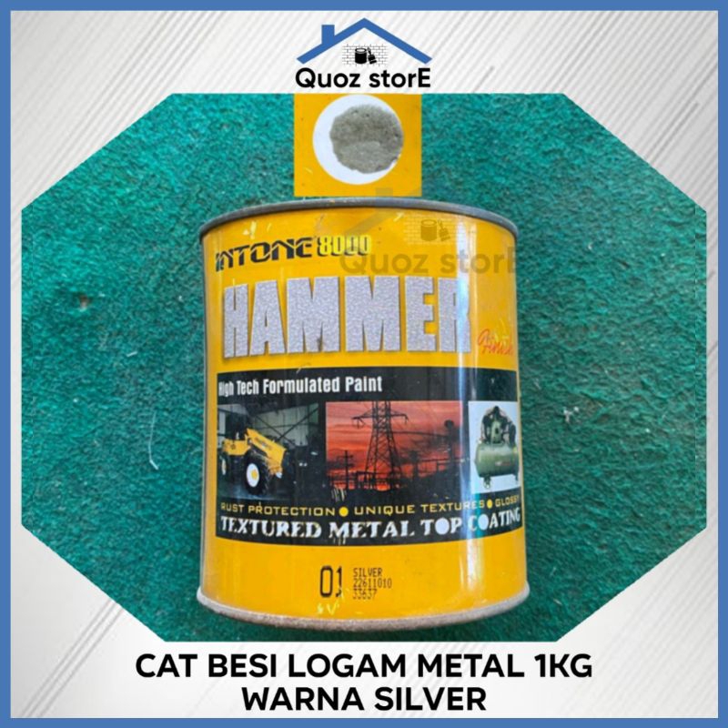 OBRAL MURAH CAT Besi logam warna SILVER 1 kg