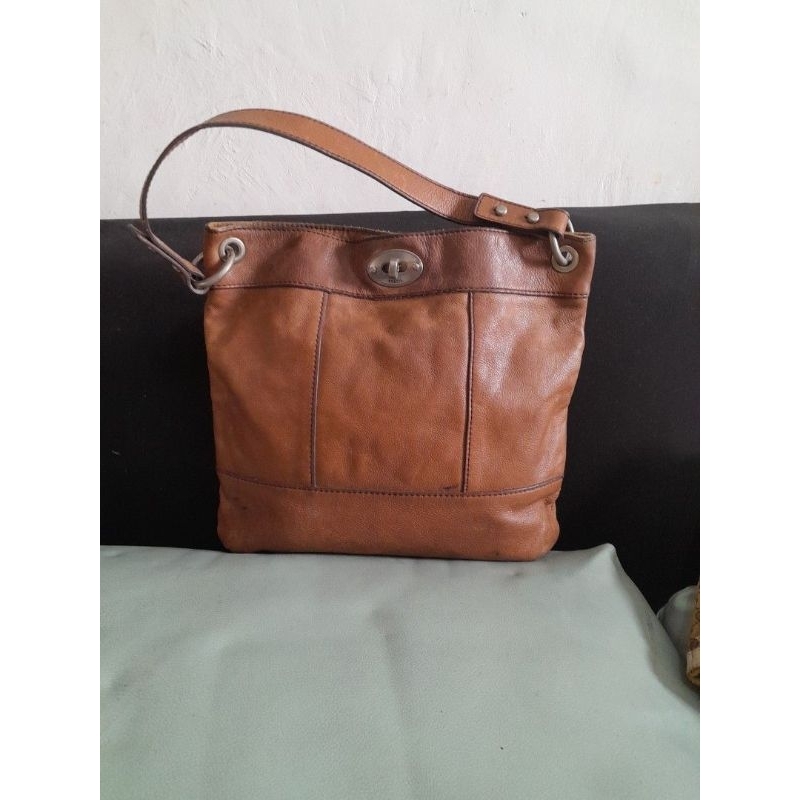 fossil preloved tas,key,wallet