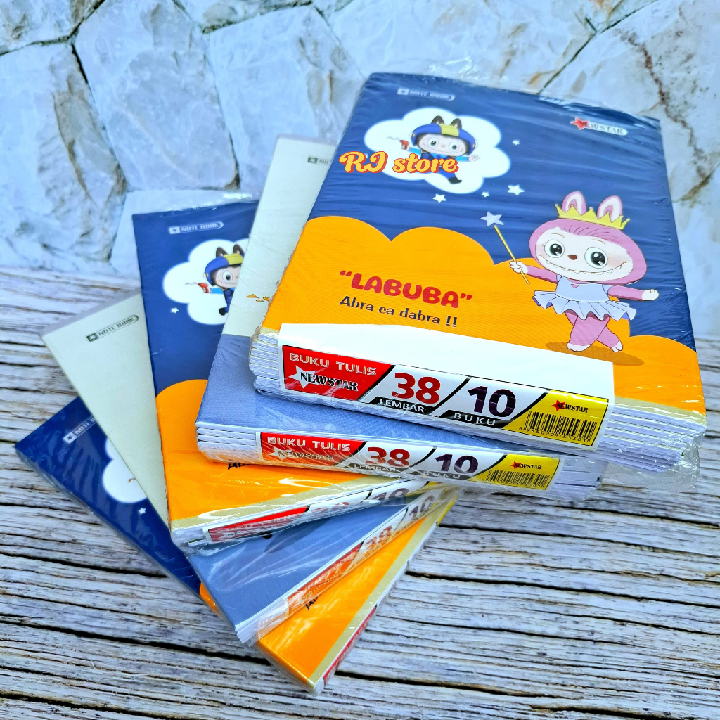 

1 PAK 10 PCS BUKU TULIS LABUBU 38 LEMBAR/BUKU TULIS MURAH 38 LEMBAR [ISI10 BUKU]