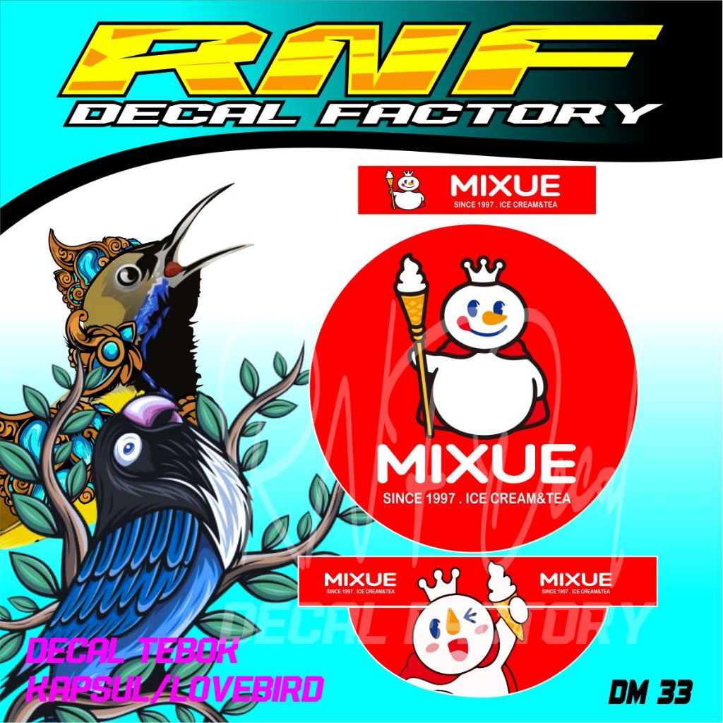 stiker decal sangkar lovebird,stiker sangkar lovebird