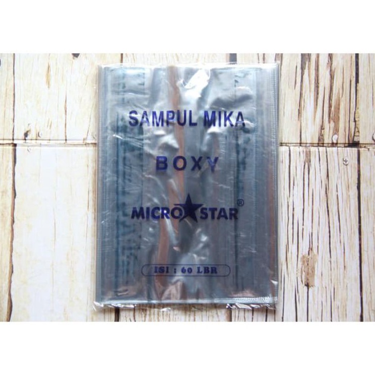 

r Terlaris Sampul Buku Mika Plastik Boxy 1pak6lbr S9