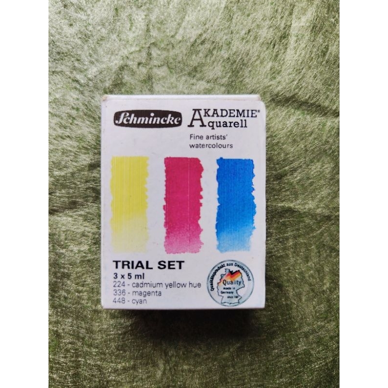 

schmincke akademie aquarell 3 warna x 5ml | Preloved watercolor