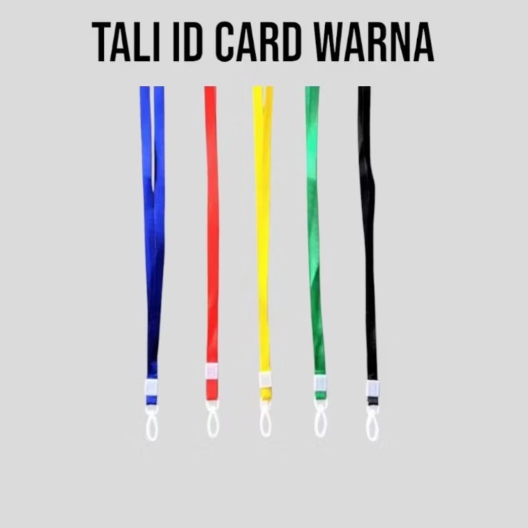 

tali name tag warna tali lanyard nama card ( 10 pcs)