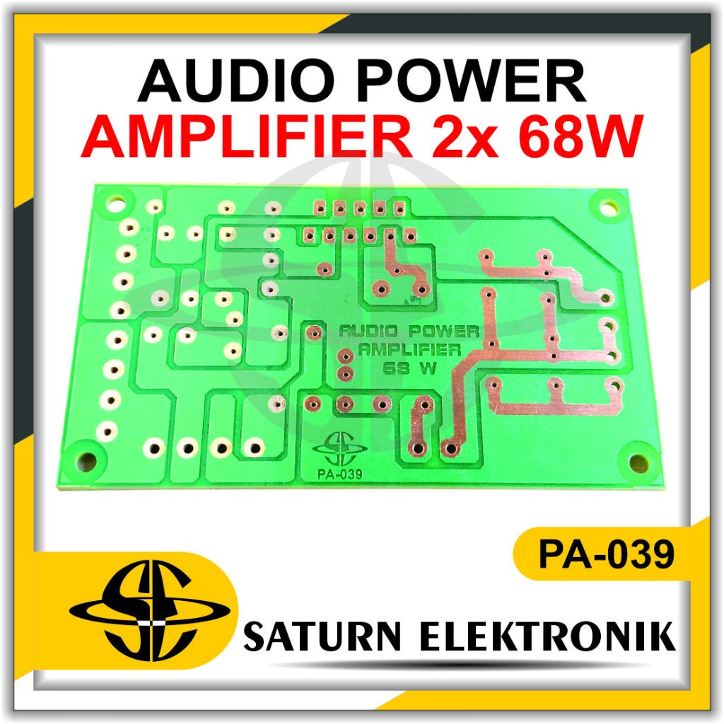 PCB Power Amplifier 2X68 Watt PA-039