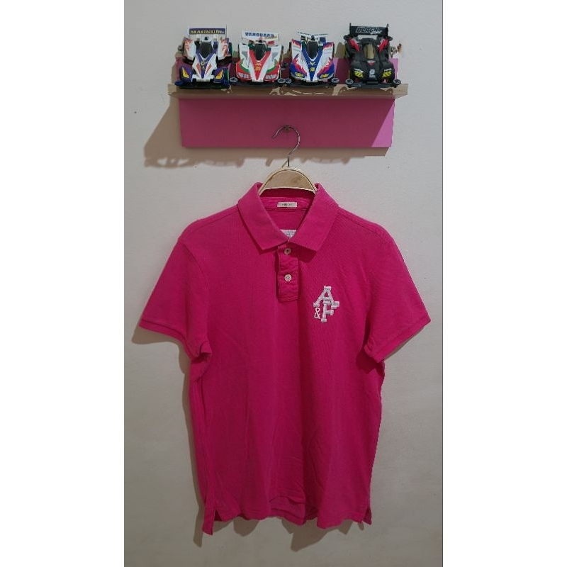 Polo Shirt Abercrombie & Fitch Pink Women Original