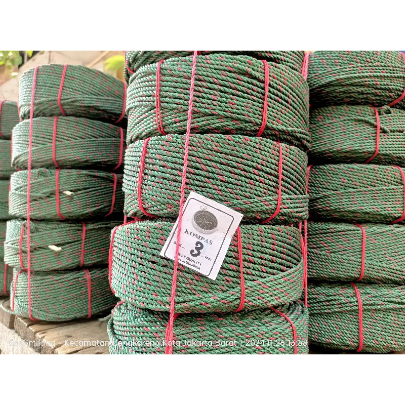 Tali Pe atau tali tampar 4mm