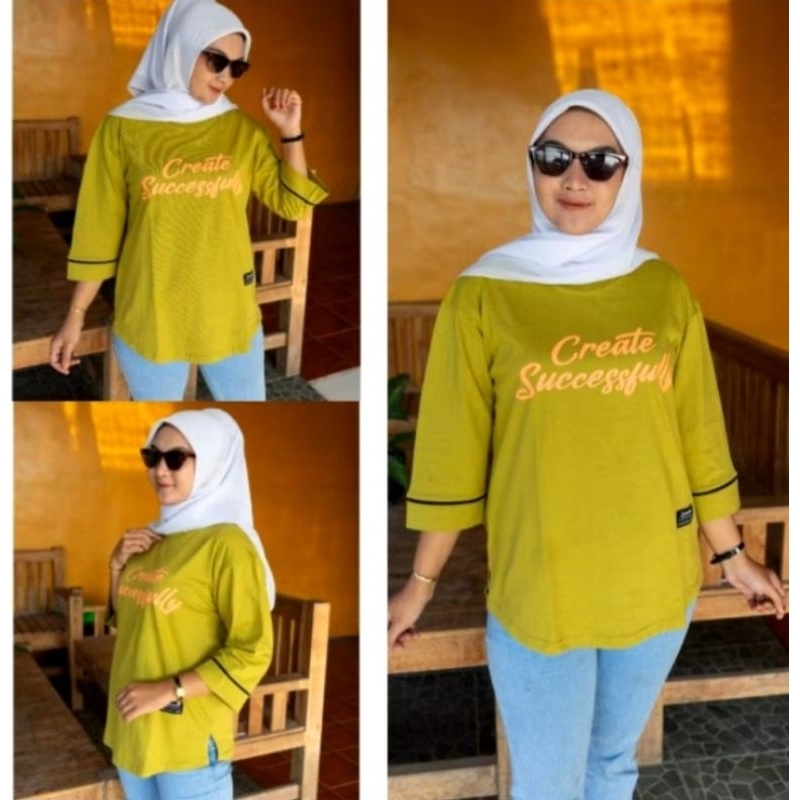 OVAL MOTIP CREATE DAN LIST TERBARU MOTIP OVAL // Kaos Merah Putih Wanita // Baju Tangan Pan jang Wan