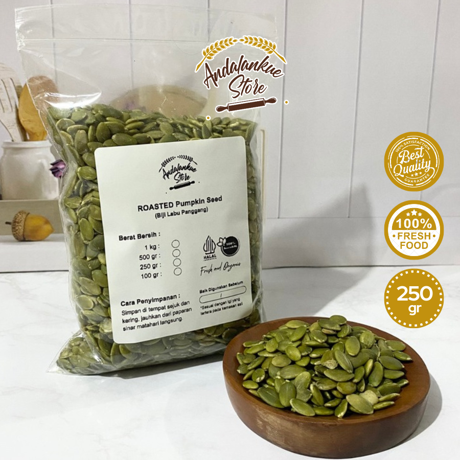 

Pumpkin Seed Biji Labu Isi 250 gr | 500 gr | 1kg