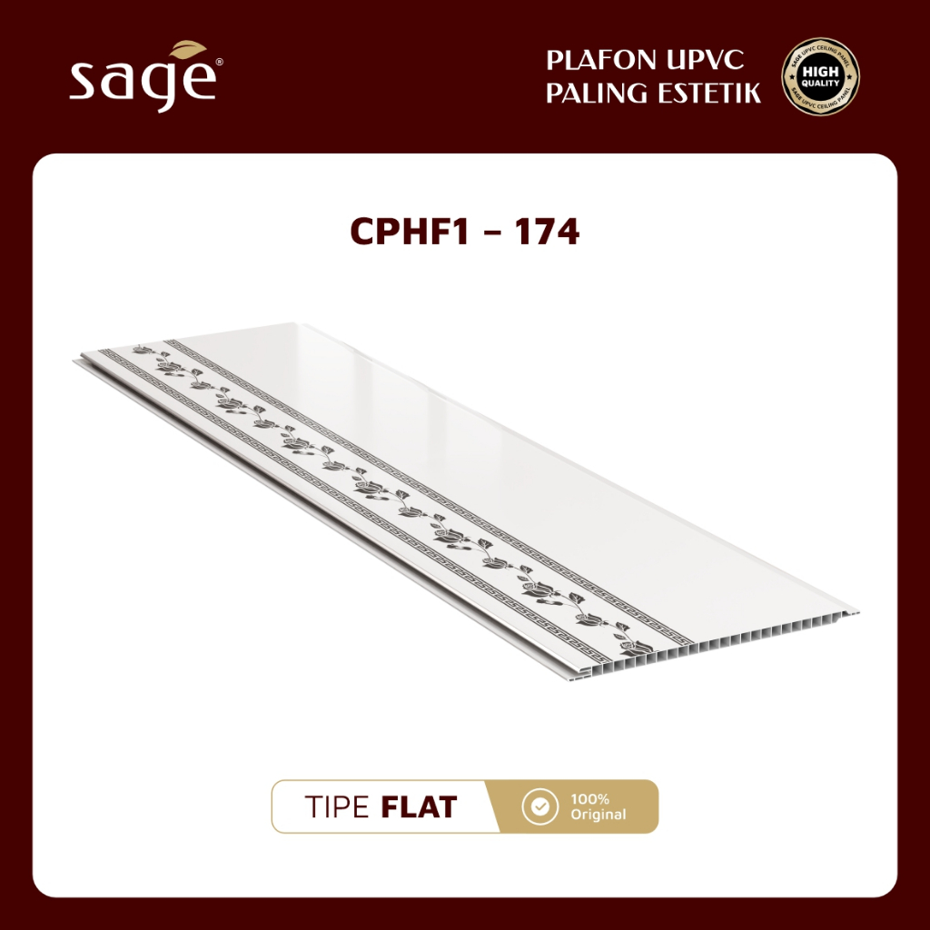 SAGE - Plafon UPVC CPHF1-174 Glossy