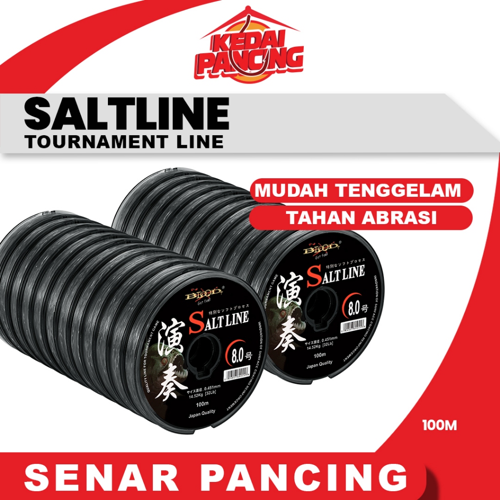 SENAR PANCING BLOOD SALTLINE 100M