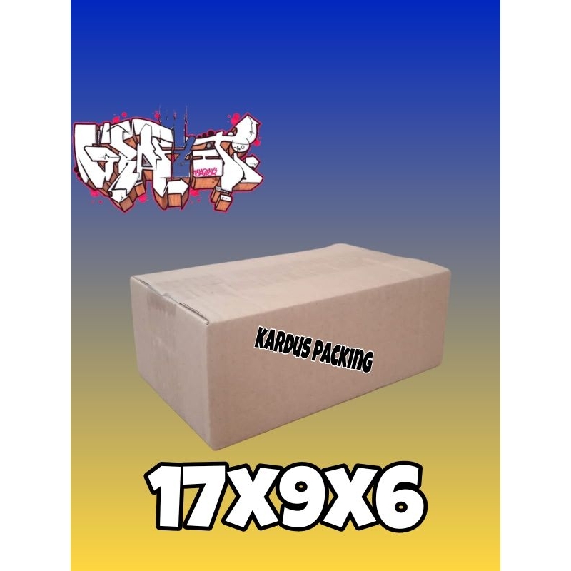 

kardus packing kecil mini UK 17x9x6 kardus polos
