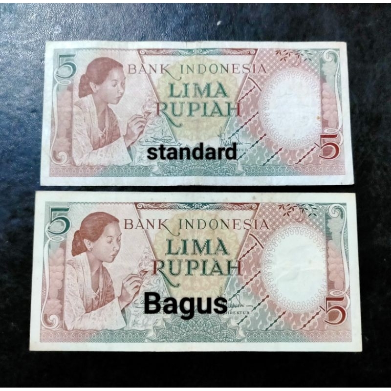 termurah 5 rupiah seri pekerja 1958