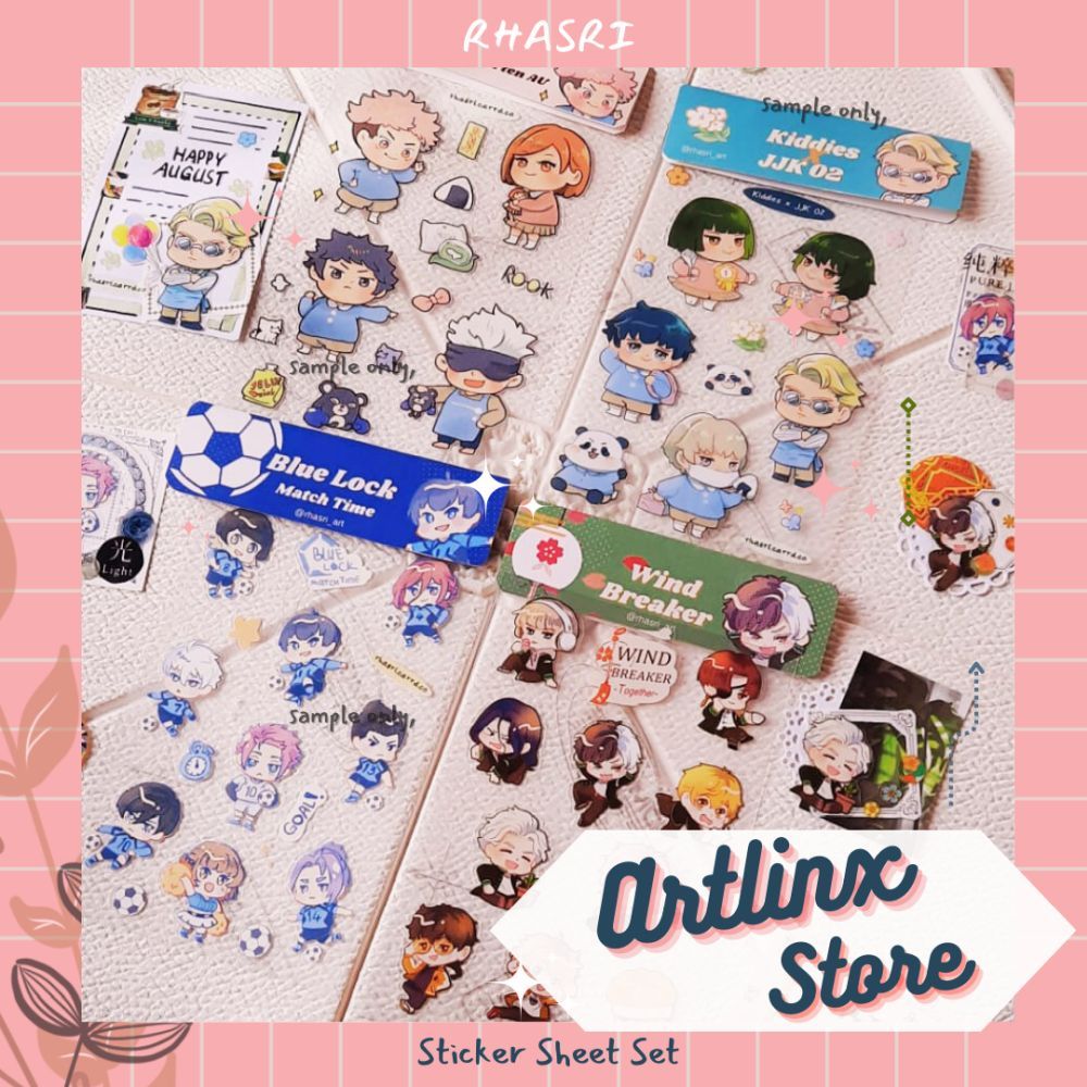 

RHASRI Sticker Sheet / Stiker Kiss Cut