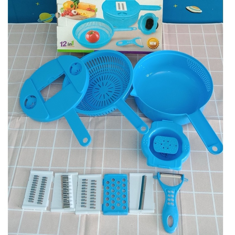 PARUT SET 10 in 1 GAGANG / PARUT KEJU SARINGAN WADAH / PISAU SAYUR