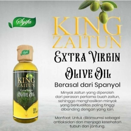 

Zaitun Extra Virgin Olive Oil 60 Ml Minyak Zaitun King