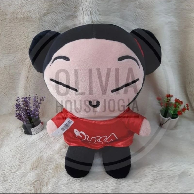 Boneka Pucca Cute Boneka Pucca Baju Merah Boneka Pucca Chubby