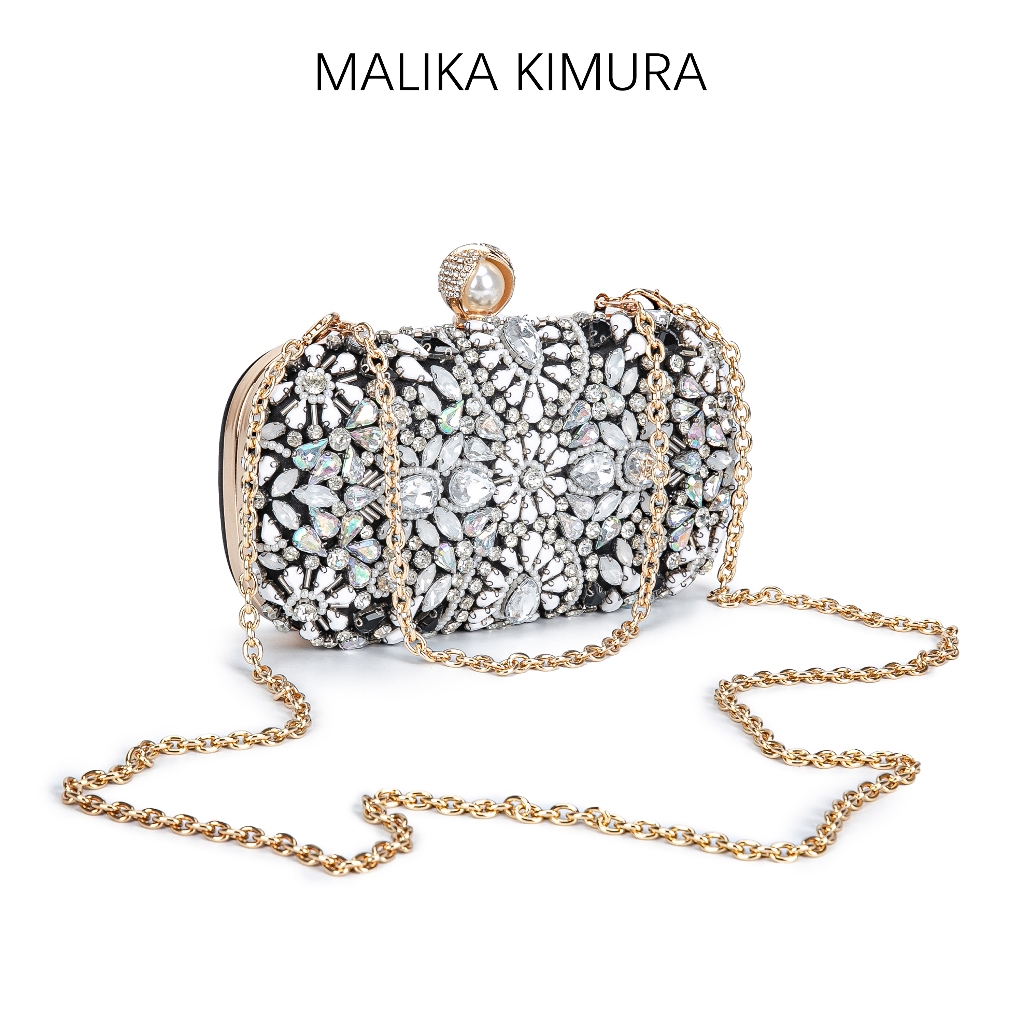 MALIKA KIMURA -  Tas kondangan fashion rantai / Clutch original branded / Clutch Party Bag / Hadiah 