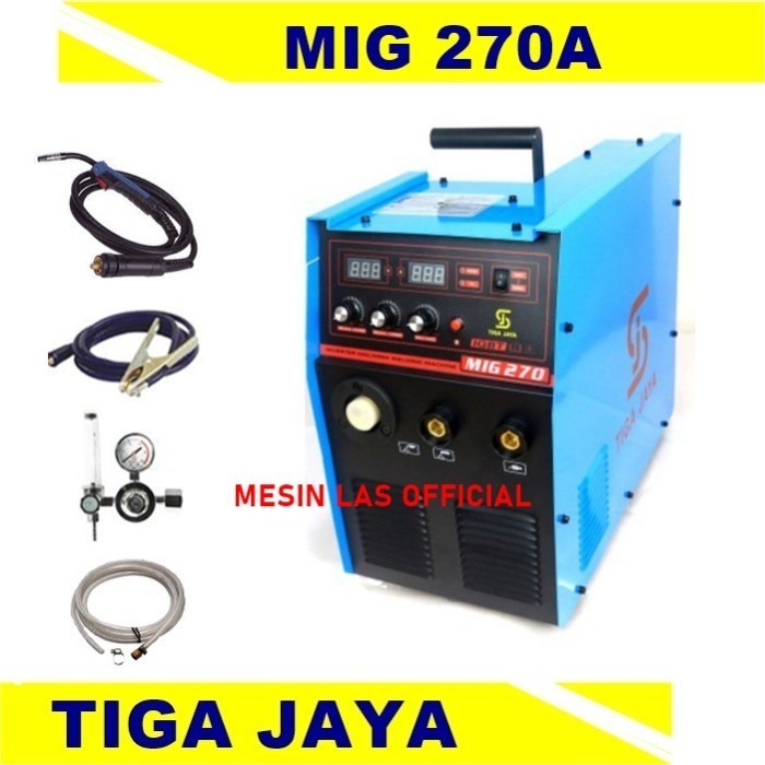 Mesin Las MIG 270 A 380 V Trafo Las Inverter CO2 MIG 270 Tiga Jaya