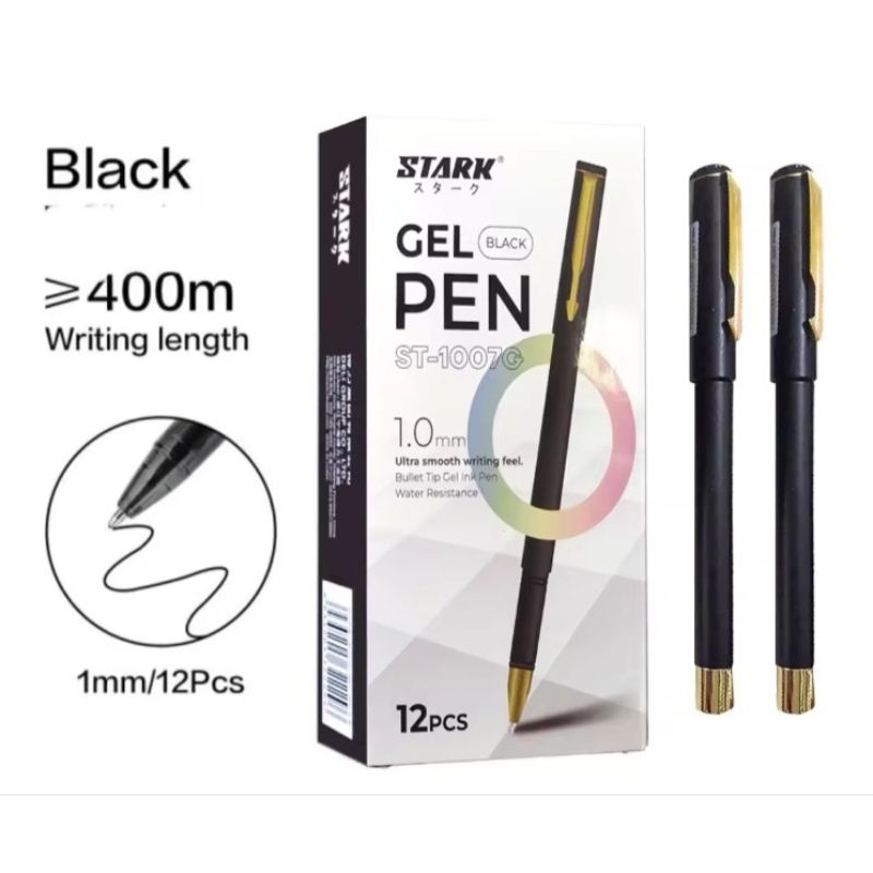 

Pulpen Gel Tanda Tangan Stark St-1007 - Hitam 1,00 Mm 1 Pcs