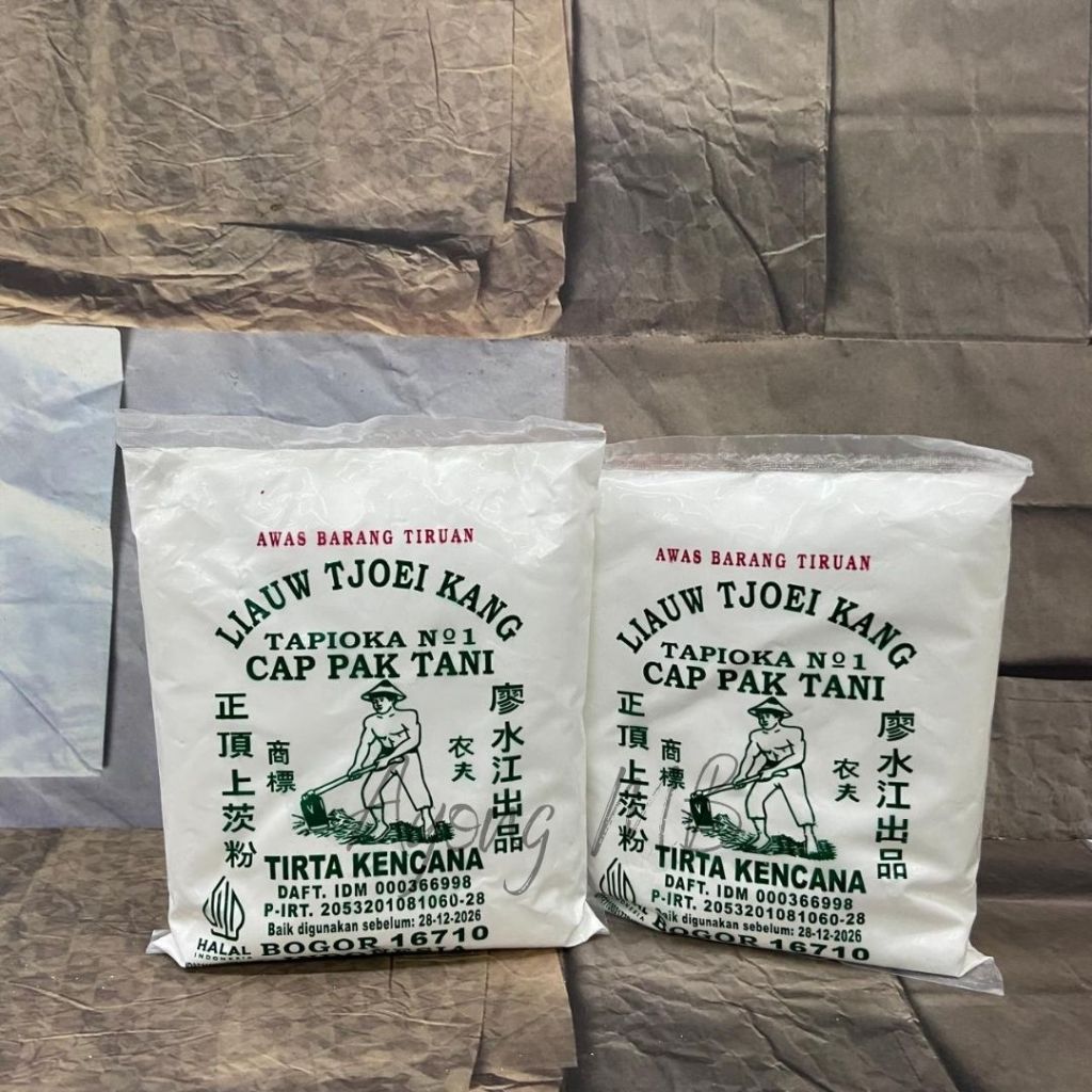 

TEPUNG TAPIOKA CAP PAK TANI / LCK 500GR / LIAUW TJOEI KANG 500GR