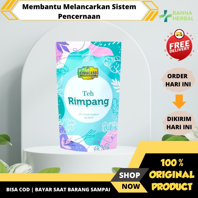 

Teh Rimpang BPOM Syifacare ala JSR | Minuman Rempah | Teh Diet Detox | Pelangsing Herbal | Imunitas