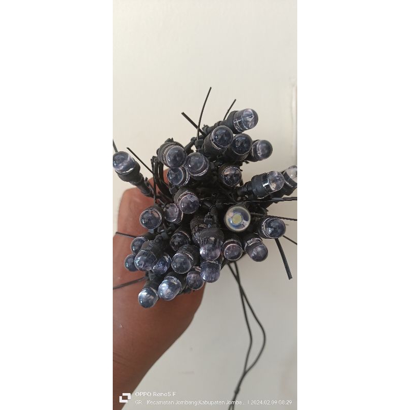 lampu seribu bintang 45meter (warna mix putih kuning)