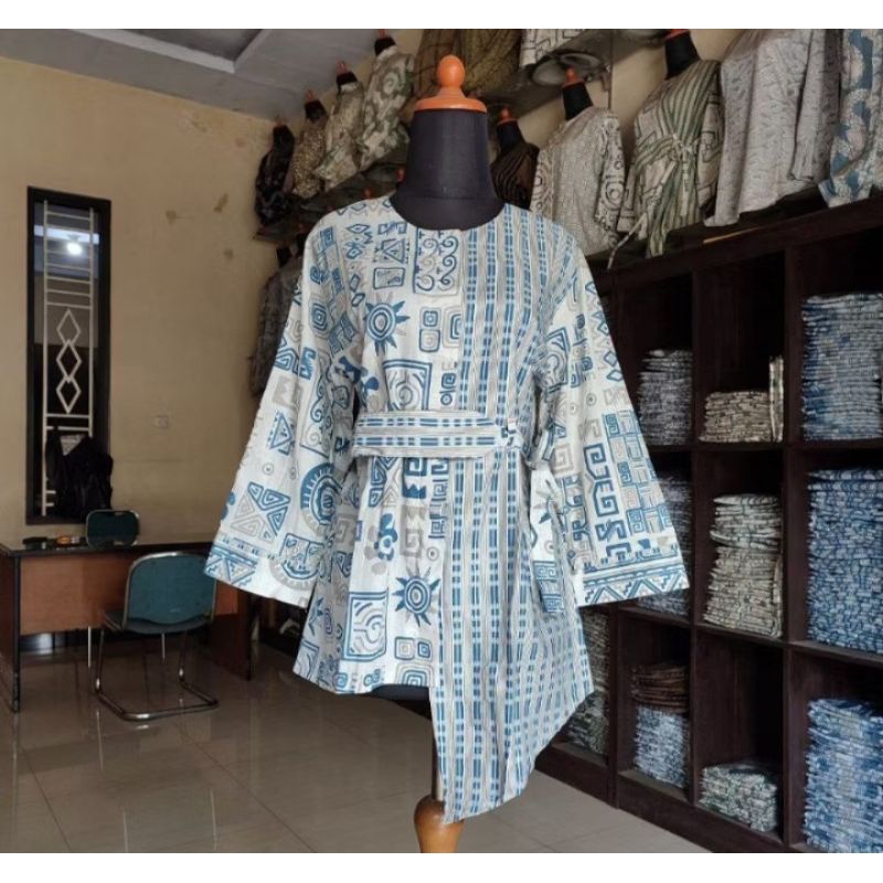 [Preloved] Batik Pekalongan Mentari Biru