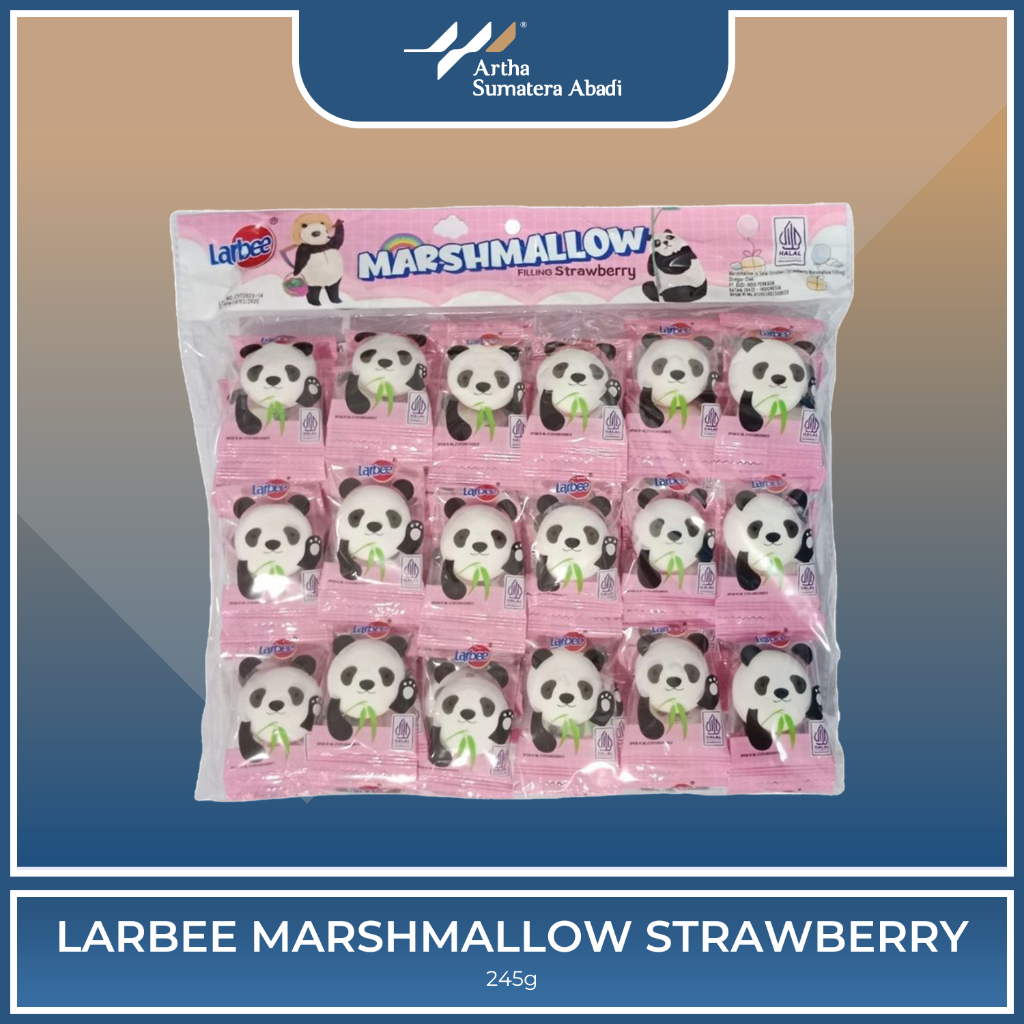 

LARBEE MARSHMALLOW STRAWBERRY 245G X 70