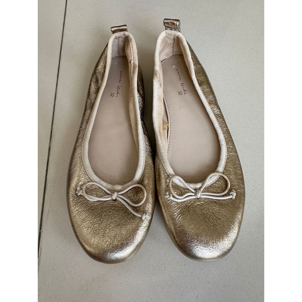 Zara Kids Ballerina Flats - Gold