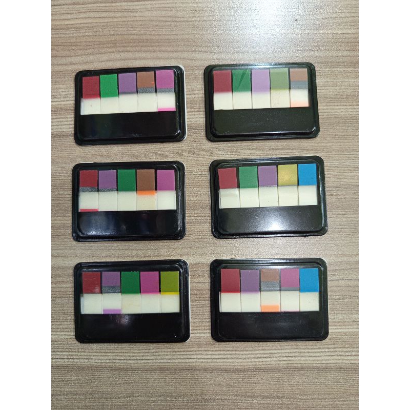 

PEMBATAS / PENANDA BUKU BAHAN MIKA / PLASTIK / STICKY NOTE (ISI 250 LEMBAR)