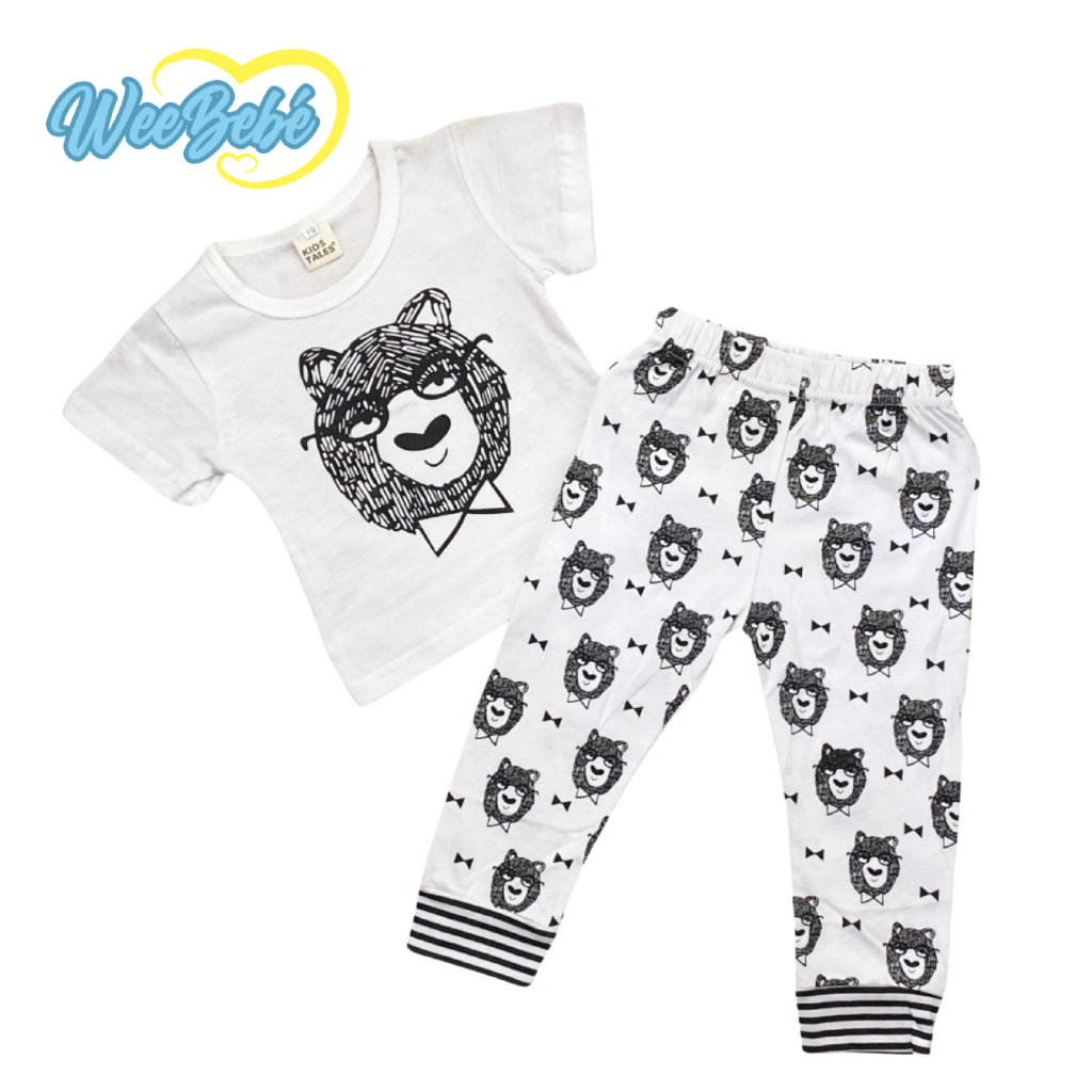 Setelan Pendek-Panjang Beruang Kacamata KIDS TALES