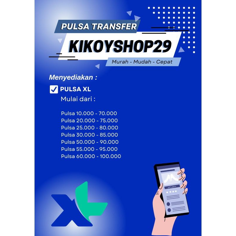 PULSA TRANSFER XL TERMURAH