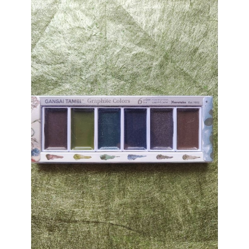 

zig kuretake gansai tambi graphite set | preloved watercolor