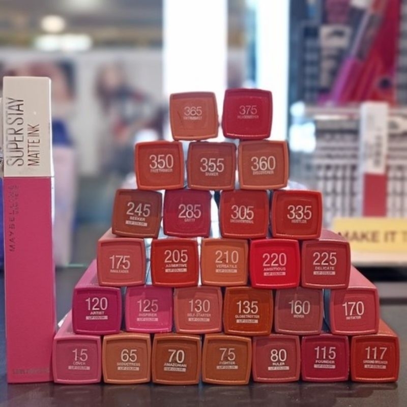 LIPSTIK MAYBELLINE SUPERSTAY MATTE INK LIQUID WATERPROOF 16 JAM