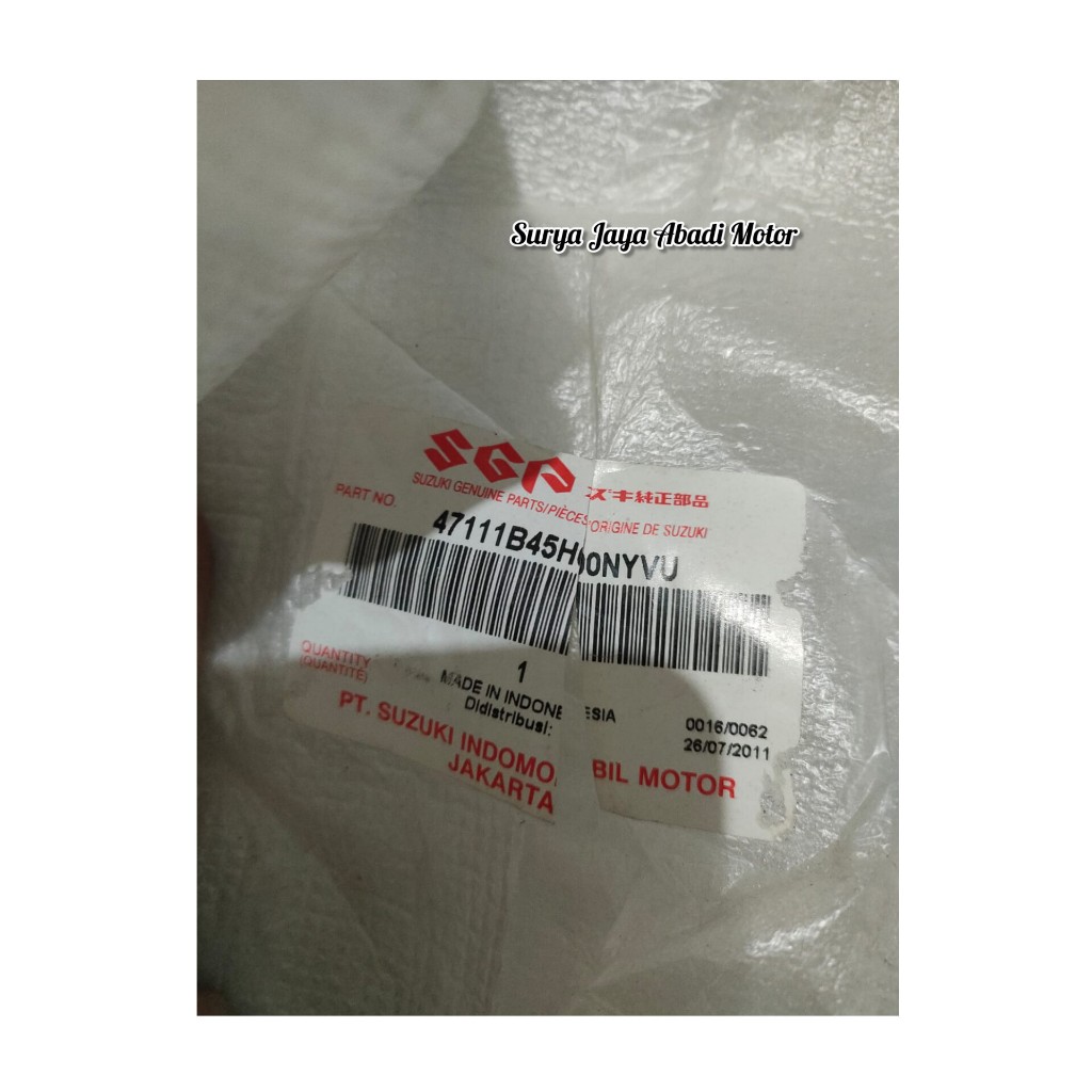 Cover Body Kanan Suzuki Smash Titan Warna Hitam Ori