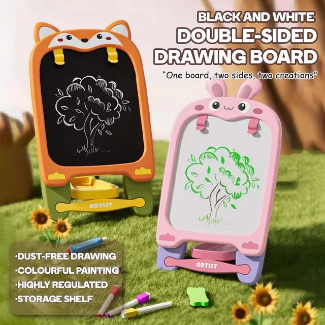 

Mainan Edukasi Anak Papan Tulis Magnetic Board ~ 3 in 1 LEARNING EASEL