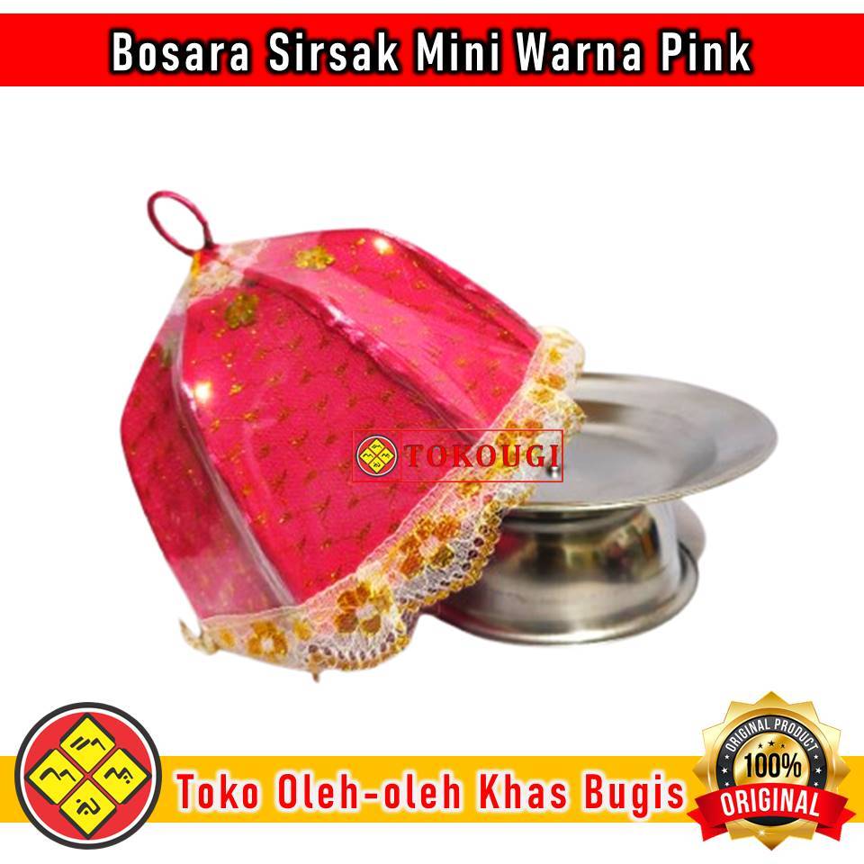 Bosara Mini Model Sirsak Khas Bugis Makassar - Warna Pink Elegan