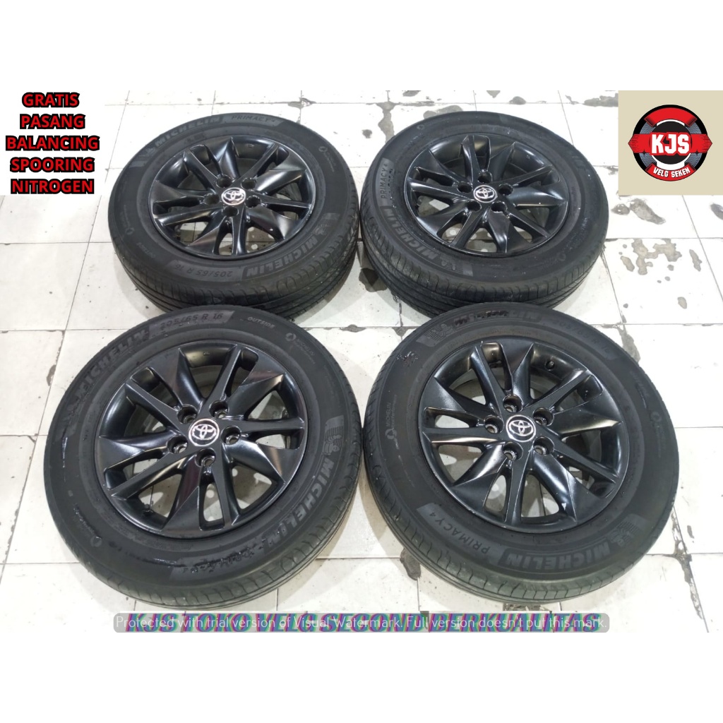 READY STOK VELG OEM SECOND COPOTAN INNOVA REBORN RING 16 LEBAR 6 RATA LOBANG PCD 5X114,3 OFFSET 40 W
