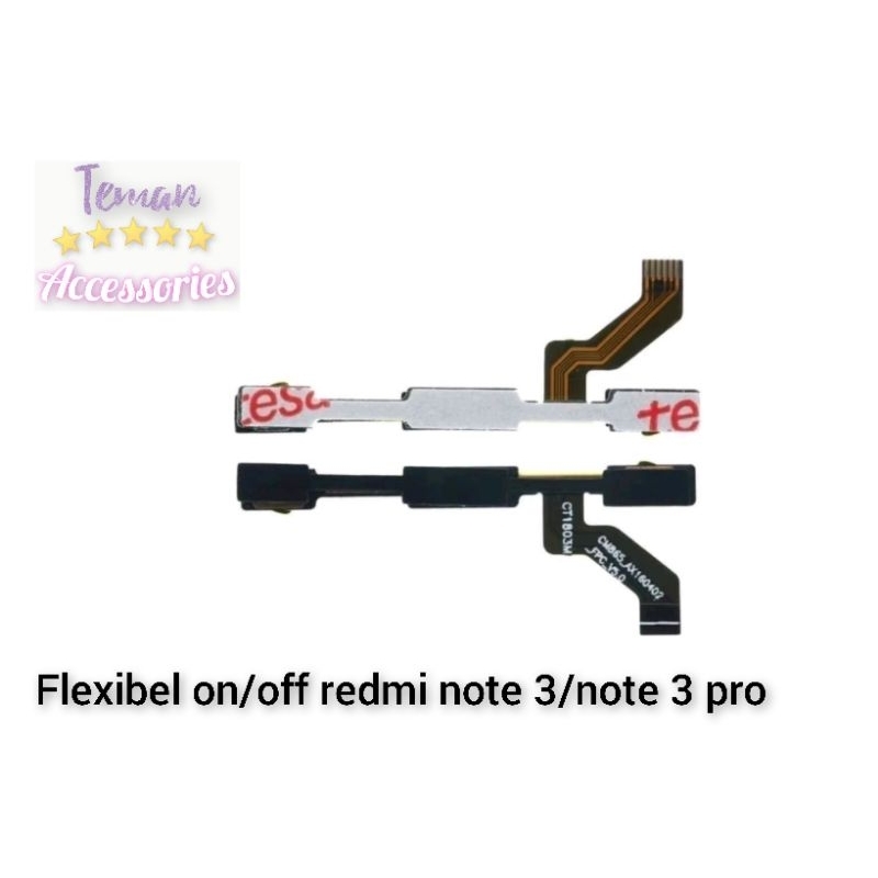 Flexibel ON/OFF-Tombol Redmi Note 3/Note 3 pro