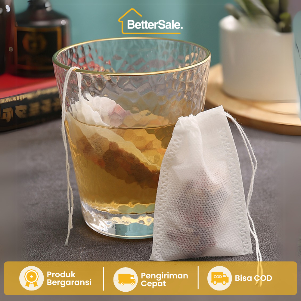 Kantong Kantung Teh Herbal Celup Kosong Teabag 100 PCS
