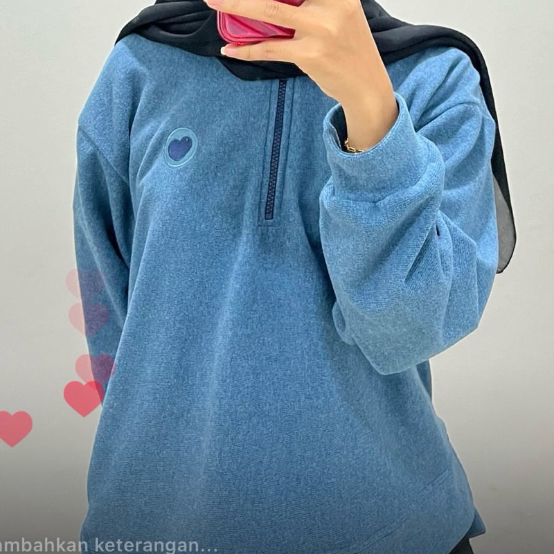 PRELOVED - HALF ZIP SWEATER POLO