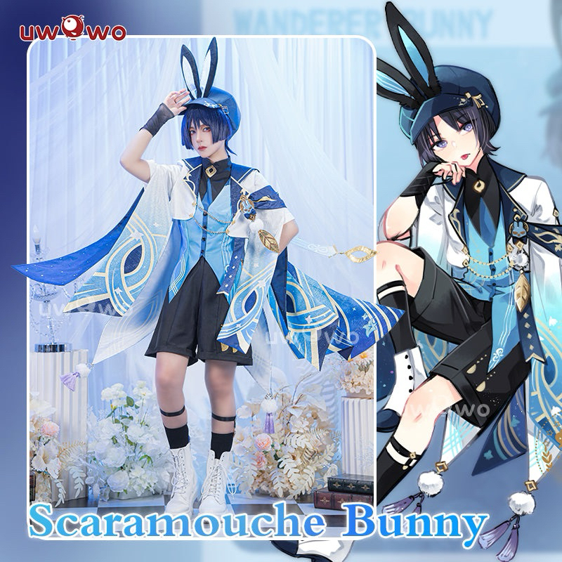 READY STOCK WTS COSTUME WANDERER GI GENSHIN IMPACT FANART BUNNY UWOWO COSTUME ONLY NEW
