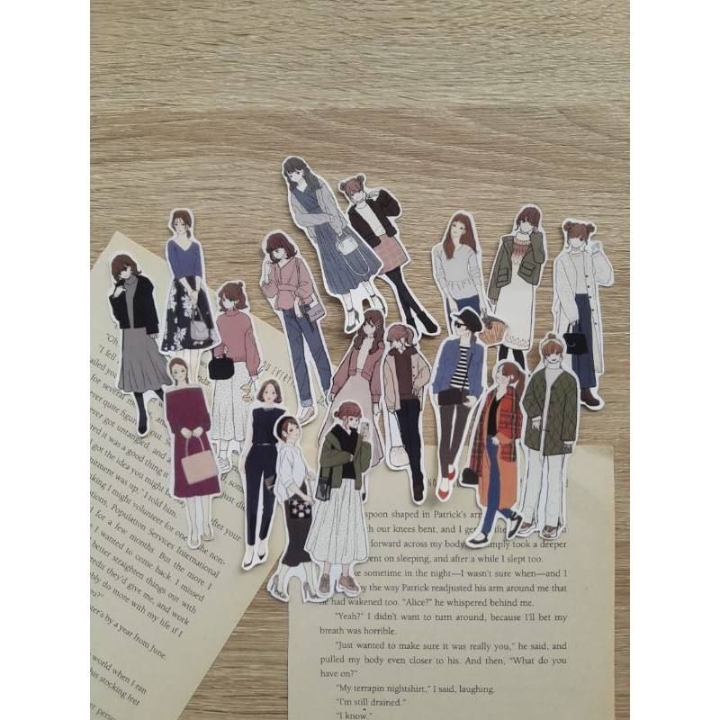 

CHARACTER DECO STIKER / MIN ORDER 8K /Stiker Jurnaling Kit / Deco Girl stiker / journaling kit / stiker aesthetic