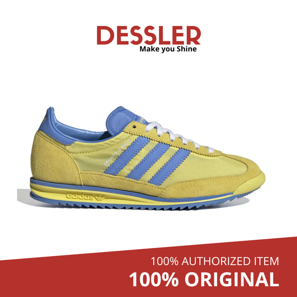 Adidas SL 72 OG X Sporty & Rich - Light Yellow Real Blue (JH6702)