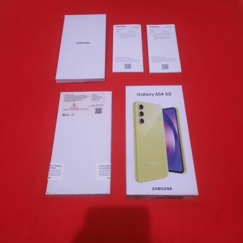 dus box samsung galaxy a54 5G original 100% copotan sein lengkap manual book