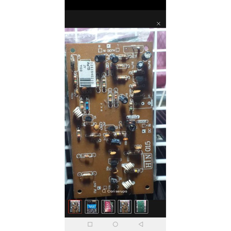 Pemancar FM stereo asli 1watt..input audio L dan R..