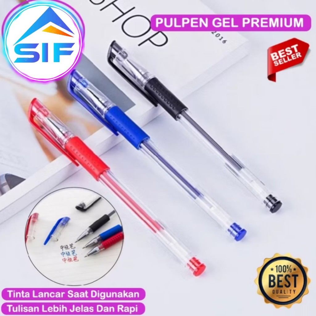 

Pulpen Gel Internasional Standard Premium Pen Ballpoint Tinta Cair Pena Gel Pena Sekolah Pulpen Warna Murah Perlengkapan Sekolah Kantor